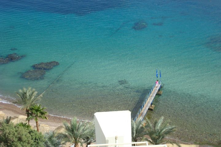 آخر عام للبحر من أعلى فندق هيلتون طابا بجنوب سيناء 1 مدينة طابا